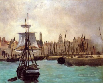  bord Kunst - Der Hafen von Bordeaux 2 Eduard Manet